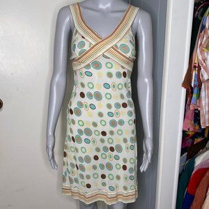 Max Studio Silk Dot Dress